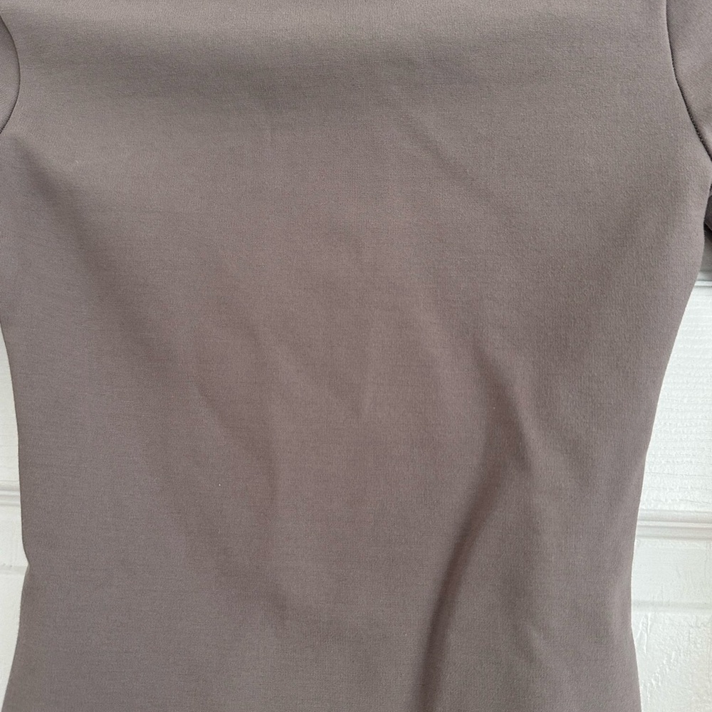 ✅ SOLD Abercrombie & Fitch Ava Long-Sleeve sculpt Cotton  Squareneck Bodysuit XS - Picture 5 of 5